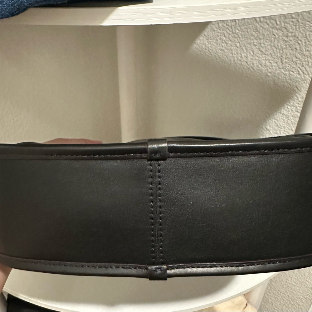 Coach Ergo Bag CQ827 Sleepy Caterpillar 90s Black Leather Shoulder Bag - Picture 11 of 12